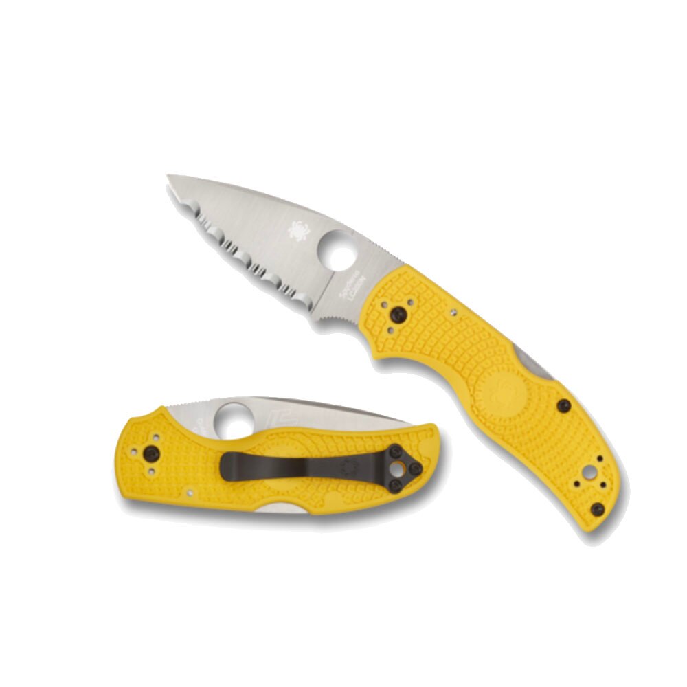 Spyderco Native 5 Knife in Lightweight Yellow