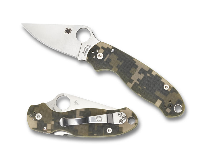 Spyderco Para 3 Knife in Camo