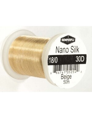 Semperfli Nano Silk Ultra 30D 18/0 in Brick Beige