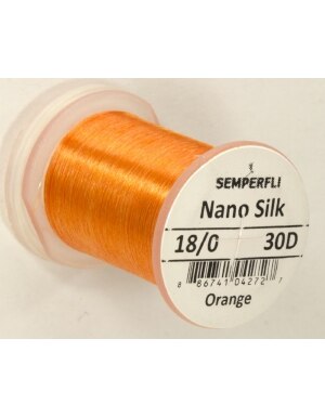 Semperfli Nano Silk Ultra 30D 18/0 in Orange