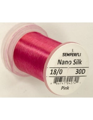 Semperfli Nano Silk Ultra 30D 18/0 in Pink