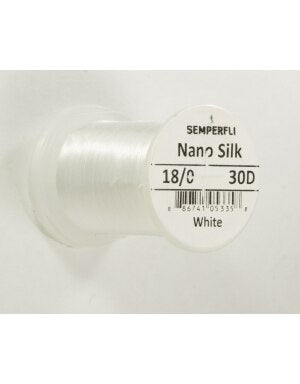 Semperfli Nano Silk Ultra 30D 18/0 in White