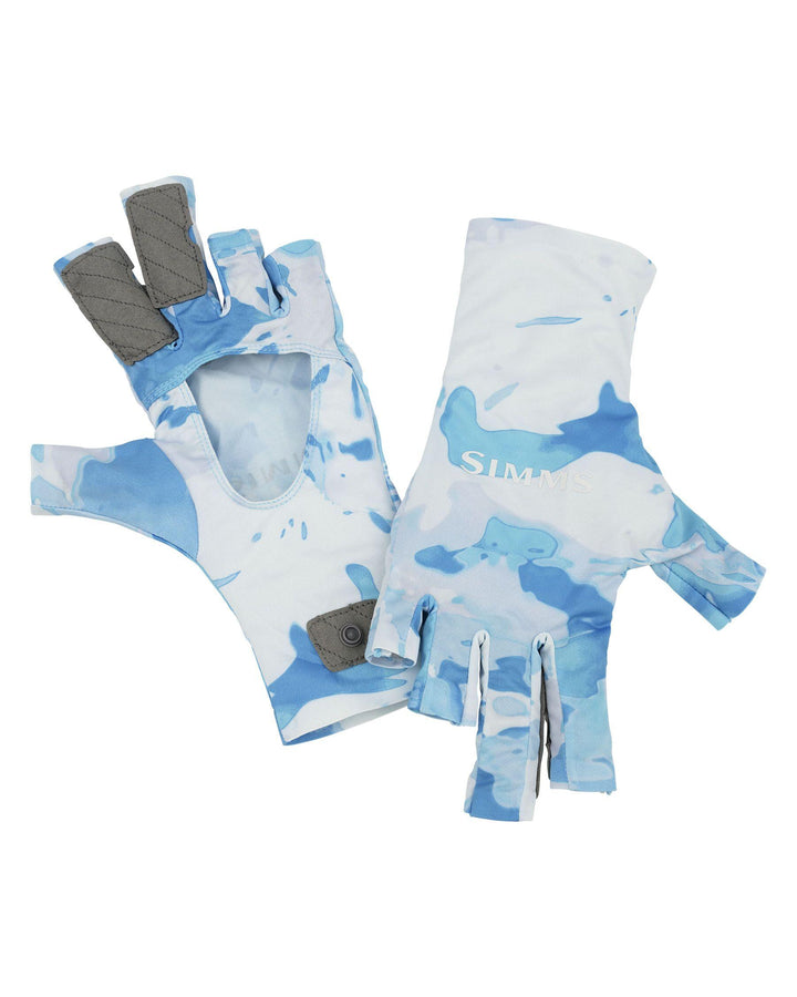 Simms Solarflex Sunglove in Cloud Camo Blue