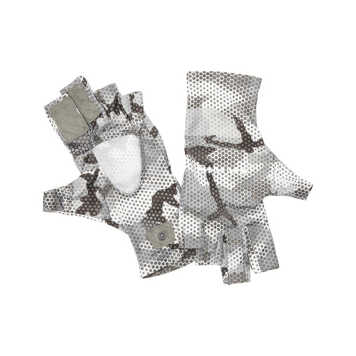 Simms Solarflex Sunglove in Hex Flo Camo Steel