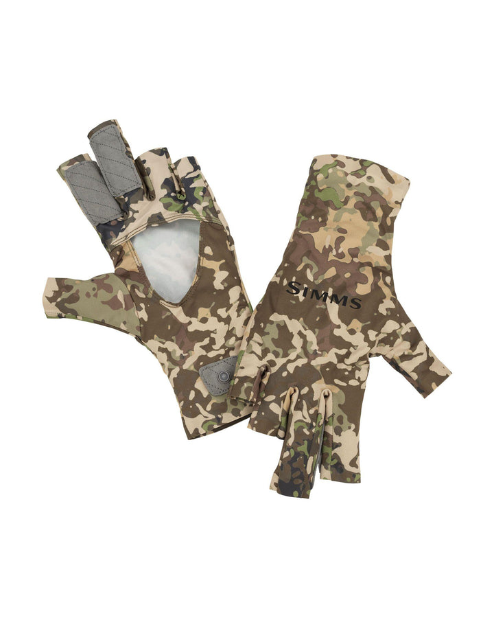 Simms Solarflex Sunglove in River Camo