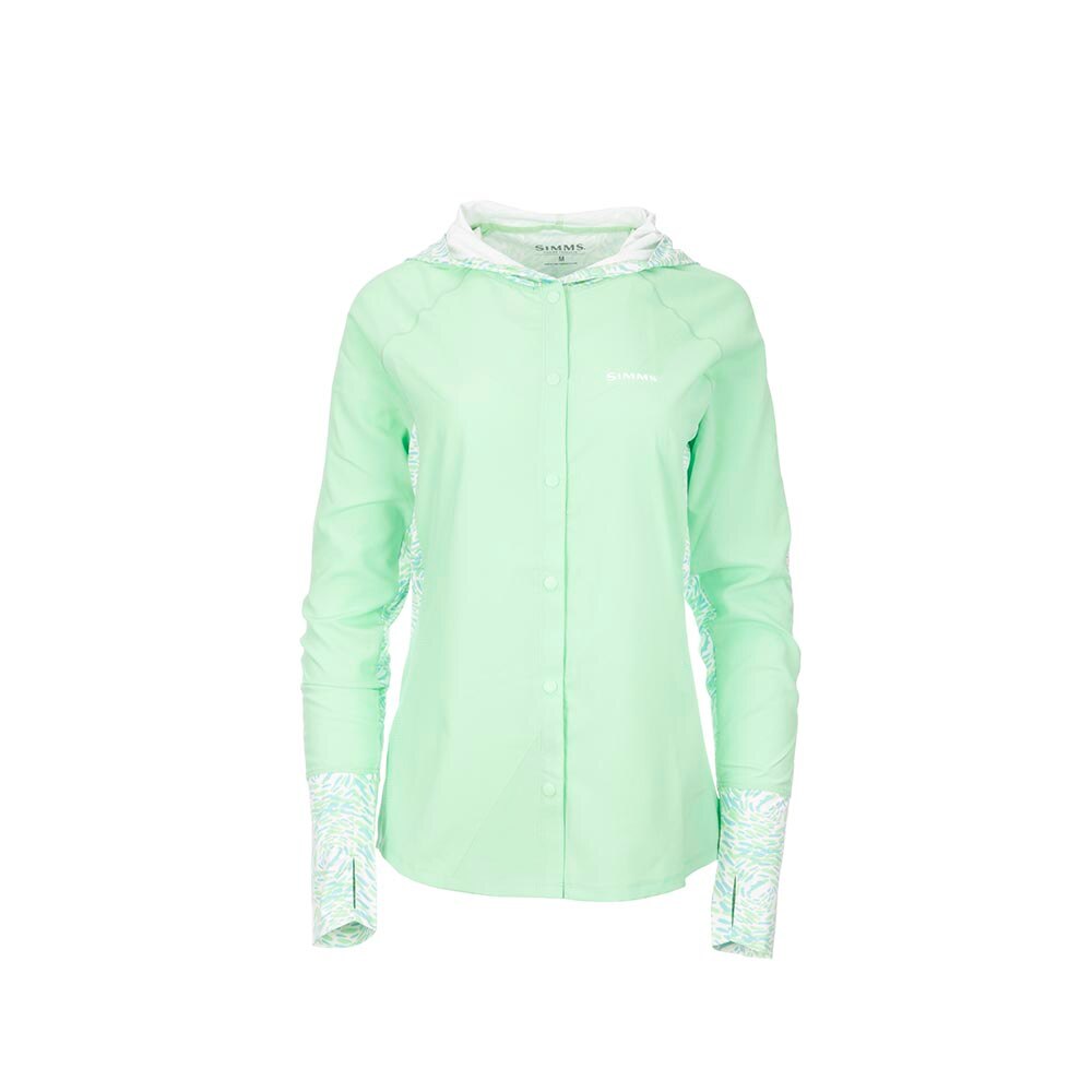 Simms BiComp Long Sleeve Hoody Women's in Melon Schoolies