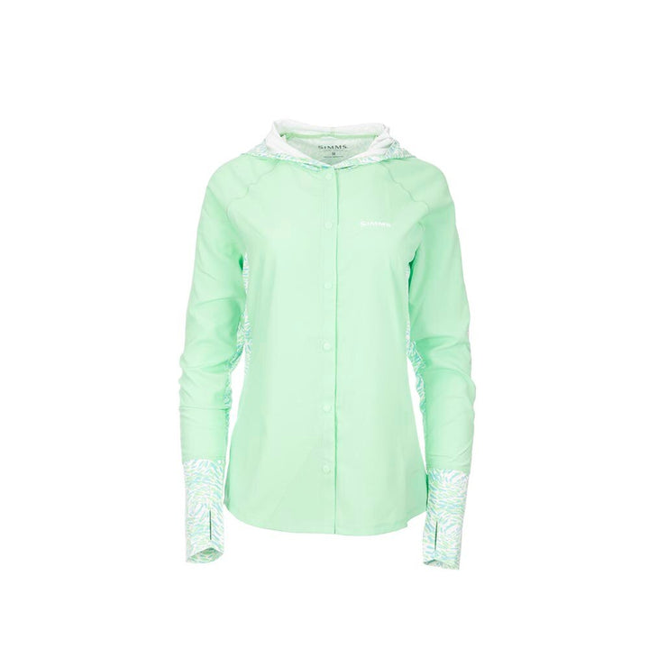 Simms BiComp Long Sleeve Hoody Women's in Melon Schoolies
