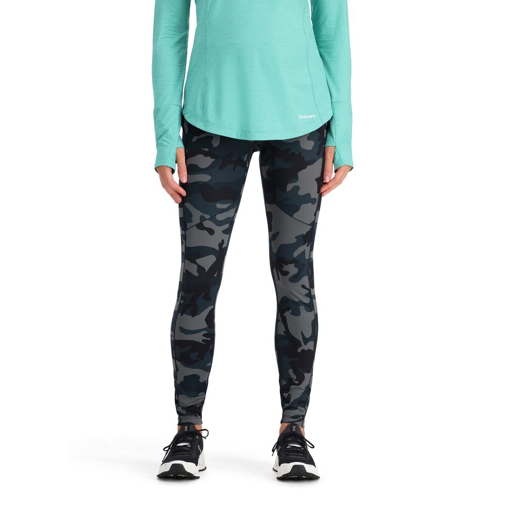 Simms BugStopper Legging Women's in Woodland Camo Storm