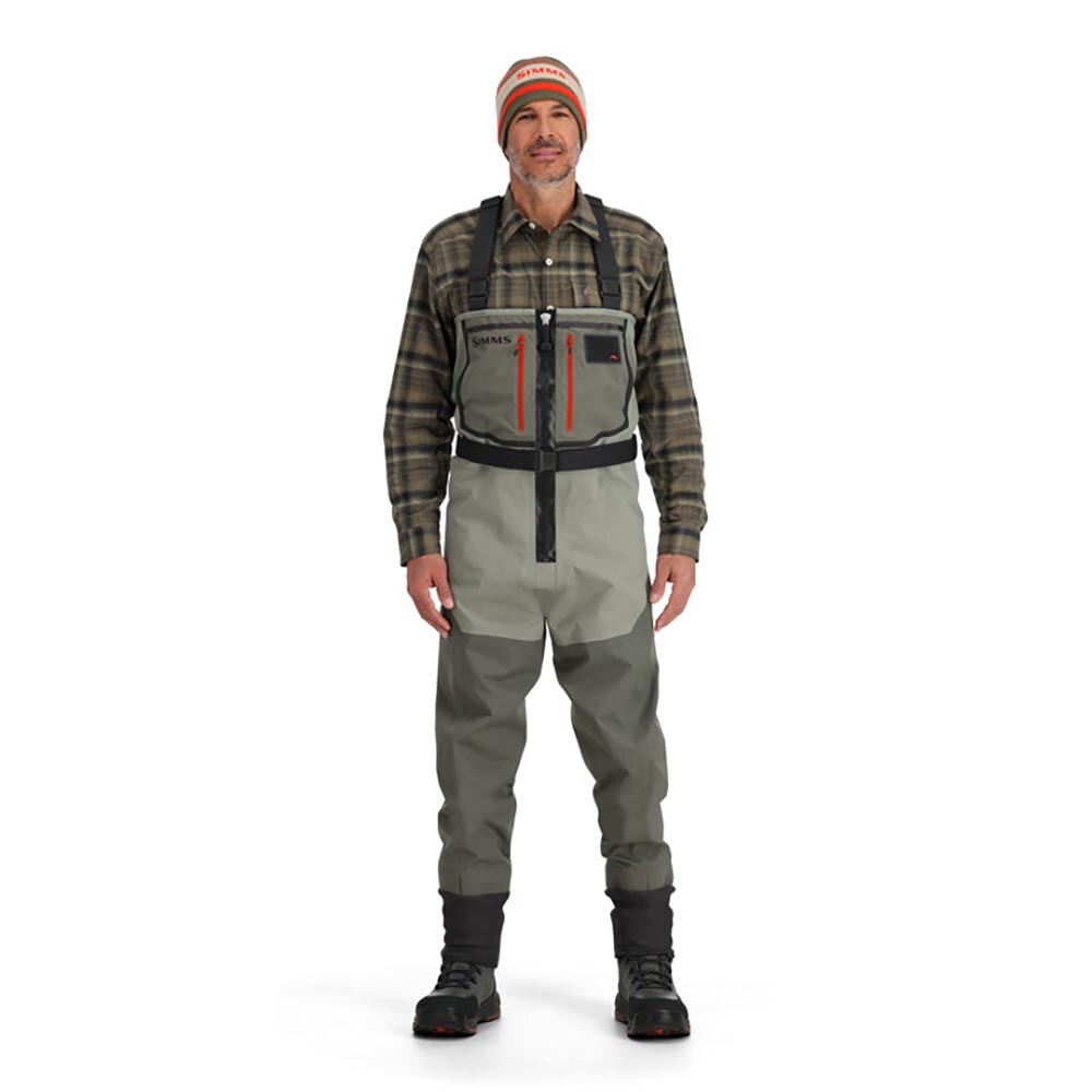 Simms Freestone Z Stockingfoot Wader Men's in Smoke