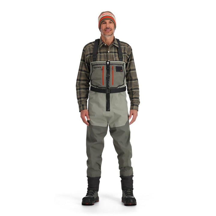 Simms Freestone Z Stockingfoot Wader Men's in Smoke