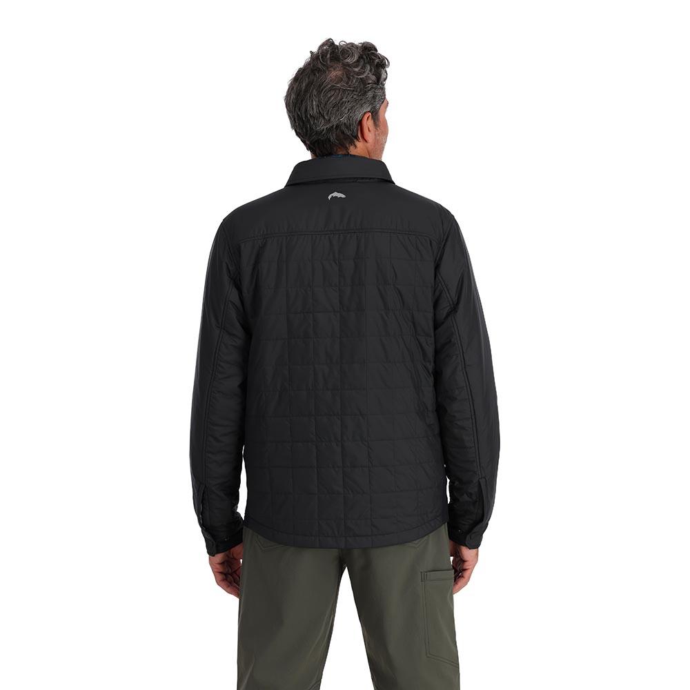 Simms Fall Run Hybrid Shacket Men's in Black