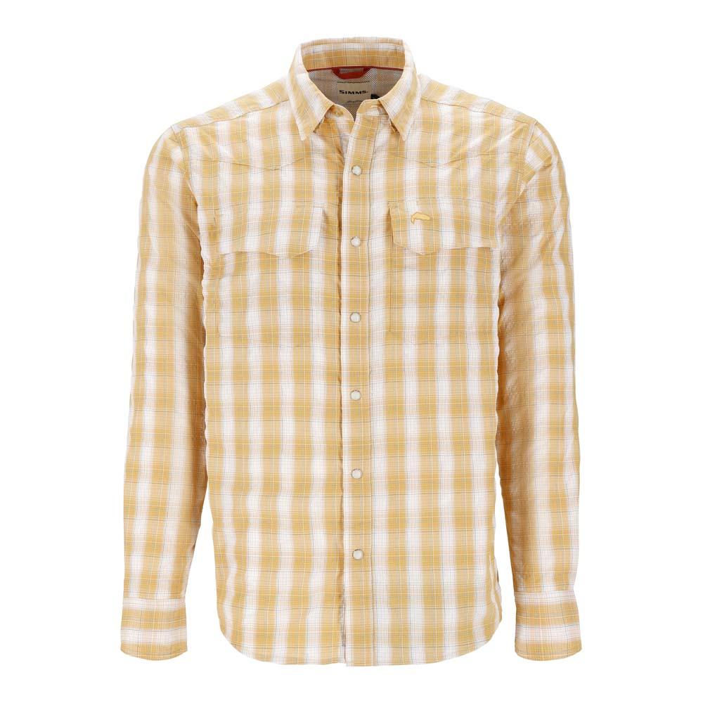 Simms Big Sky Long Sleeve Shirt Men's in Baltic Amber