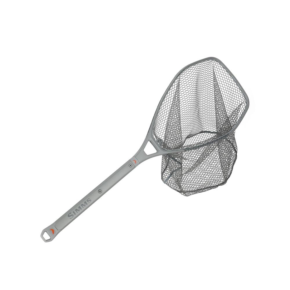 Simms Daymaker Boat Net Short Handle in Pewter