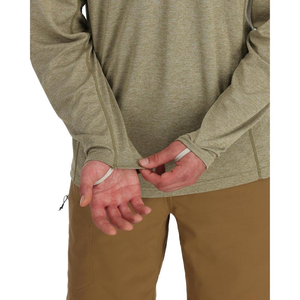 Simms BugStopper Hoody Men's in Bay Leaf Heather