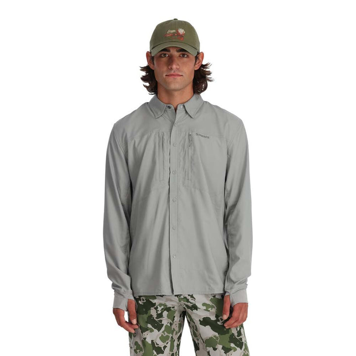Simms Intruder BiComp Shirt Men's in Cinder
