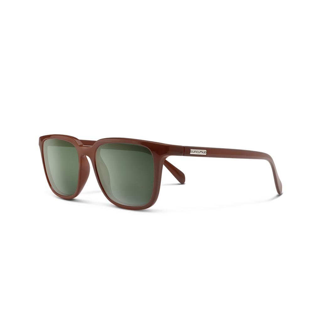 Suncloud Boundary Sunglasses Polarized in Cedar with Grey Green