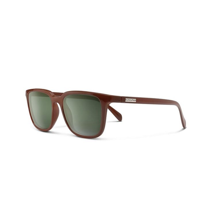 Suncloud Boundary Sunglasses Polarized in Cedar with Grey Green