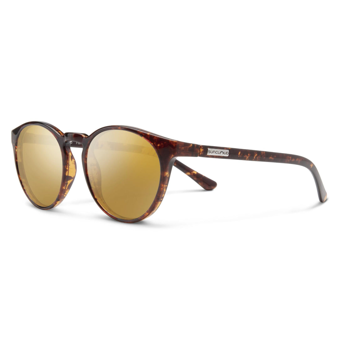Suncloud Metric Sunglasses Polarized in Tortoise with Sienna Mirror