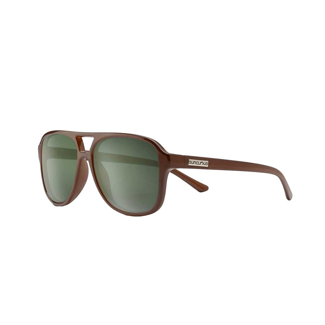 Suncloud Sandy Sunglasses in Cedar with Grey Green