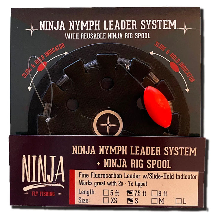 Ninja Fly Fishing Nymph Leader System - Large