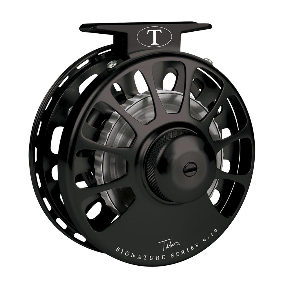 Tibor Signature Series Fly Reel in Black and Graphite