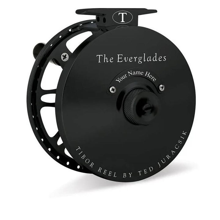Tibor Everglades Fly Reel in Frost Black