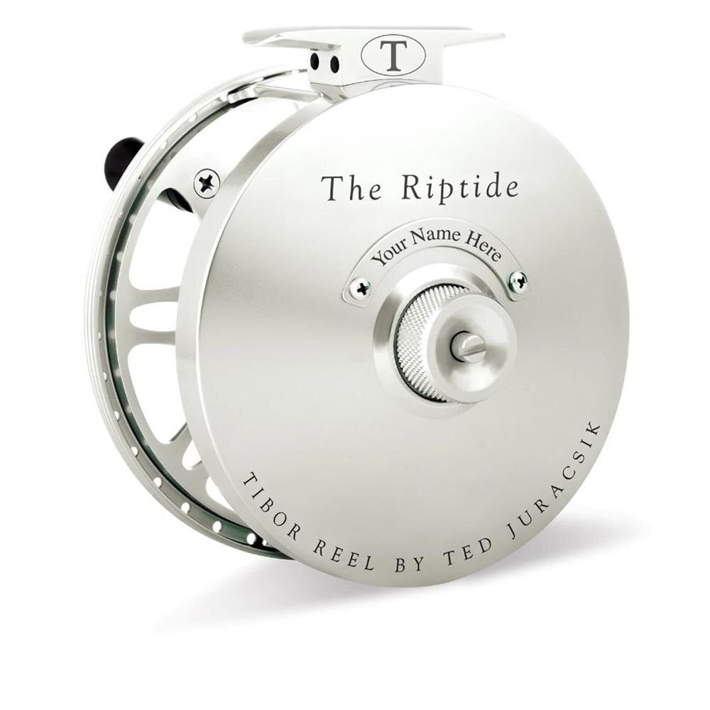 Tibor Riptide Fly Reel in Frost Silver