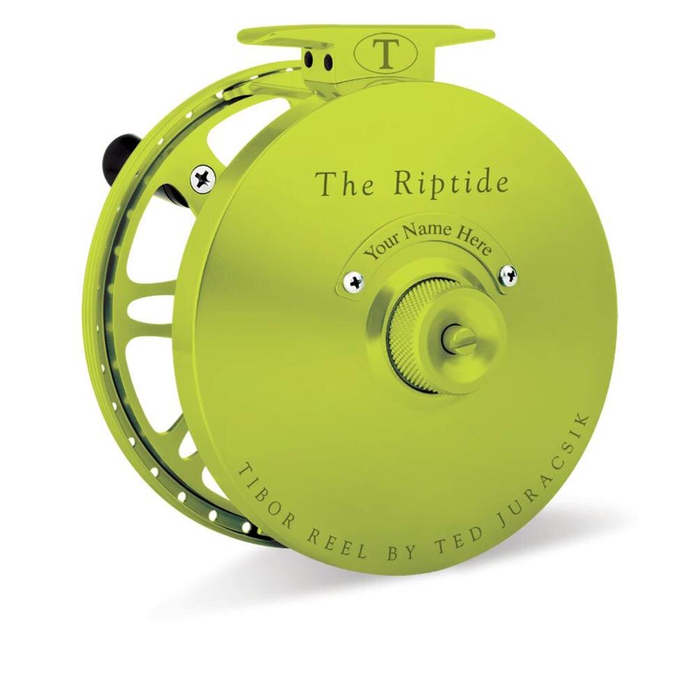 Tibor Riptide Fly Reel in Lemon Lime
