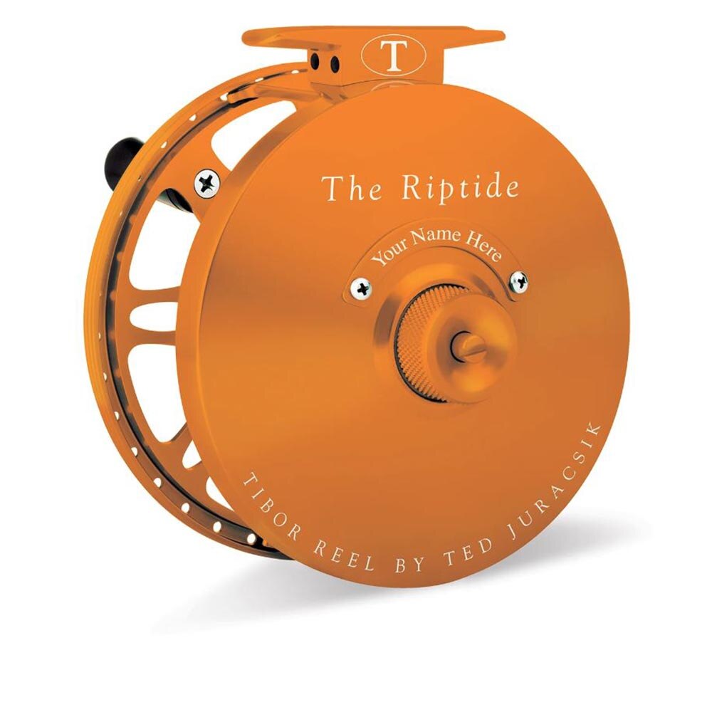 Tibor Riptide Fly Reel in Sunset Orange
