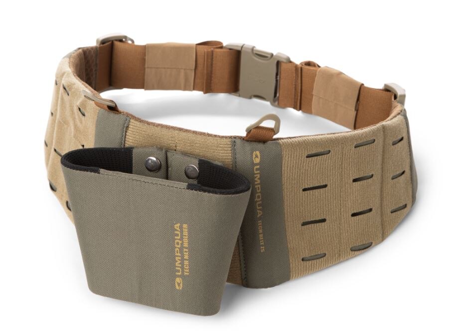 Umpqua ZS2 Wader Belt With Net Holster in Olive