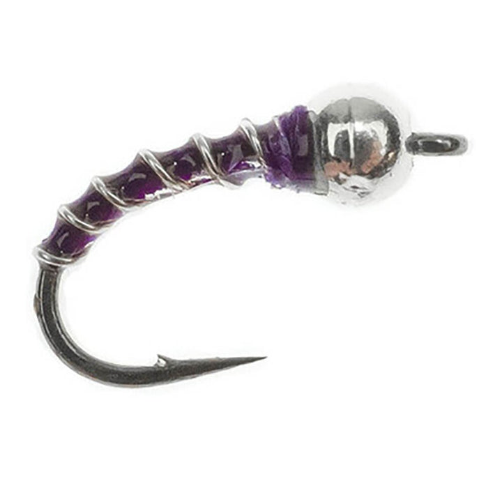 Umpqua Tungsten Zebra Midge Thin in Purple