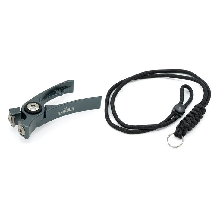 Umpqua Riverrun Nipper Plier Combo in Gunmetal and Orange