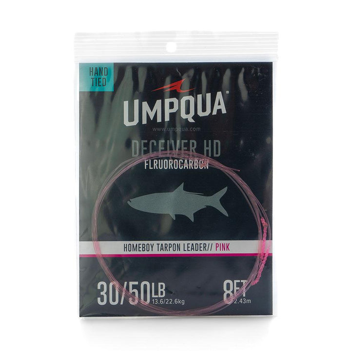 Umpqua Homeboy Tarpon Fluoro Leader 8' in Pink